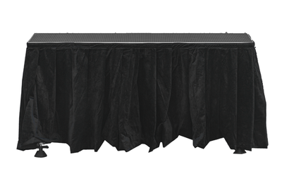 Event Lighting Stage Skirt Black