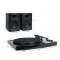 mbeat® Pro-M Bluetooth Stereo Turntable System (Black) - Vinyl Turntable Record Player, Vinyl 33/45, Bluetooth Streaming via Smart Devices