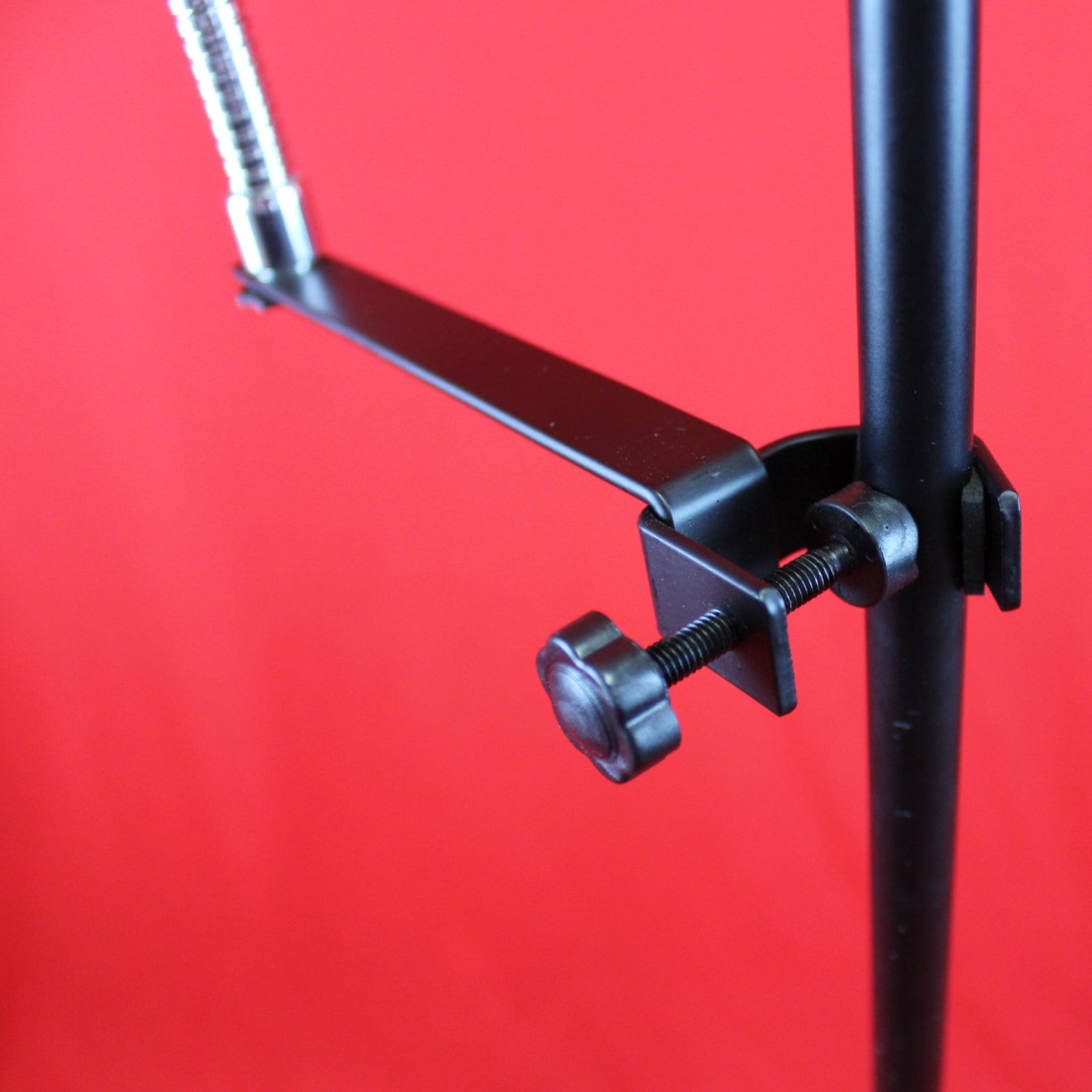 Universal Phone Holder For Microphone and Music Stand Clamp On Metal Gooseneck