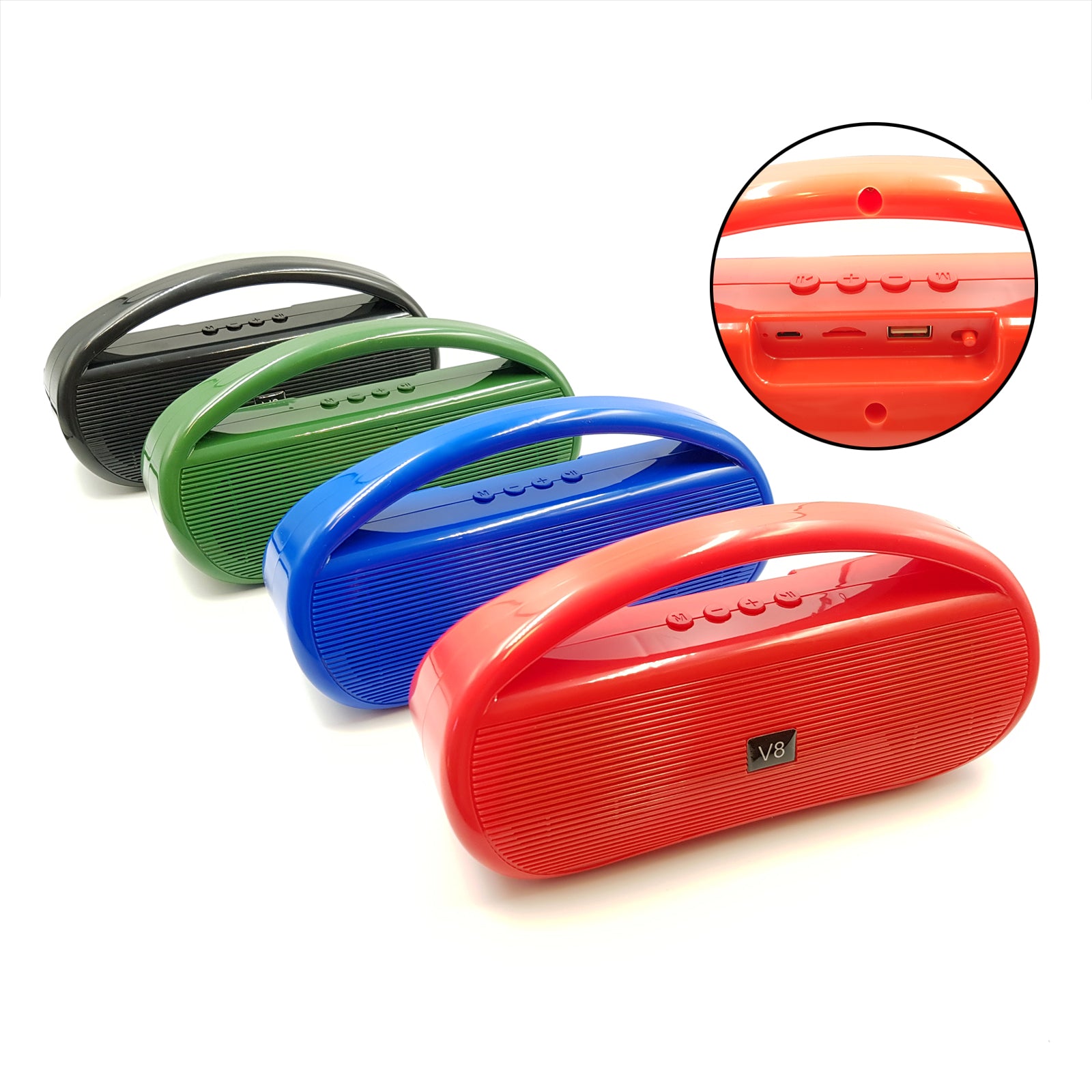 Portable Wireless Bluetooth Stereo Music Speaker TWS Bass FM USB TF AUX MP3