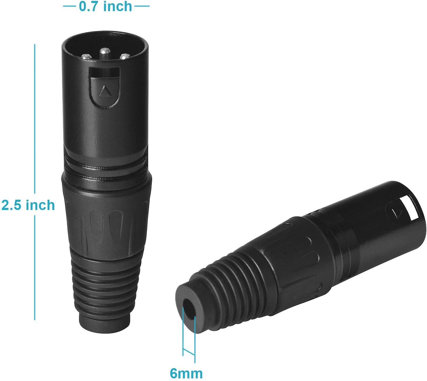 1x DMX Terminator Plug 120 ohm Australian Made 3 pin 512 Laser Stage Lighting