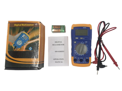 Lcd Digital Multimeter Handheld Ac Dc Voltmeter Ohmmeter Multi Tester