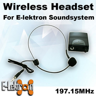 E-Lektron El-M197.15 Vhf Headset Microphone for Pa Portable Sound System