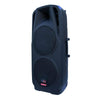 Dual 10" Inch Portable Speaker Set 600w Mobile PA Sound System Battery Bluetooth + 2 UHF Microphone + Stand
