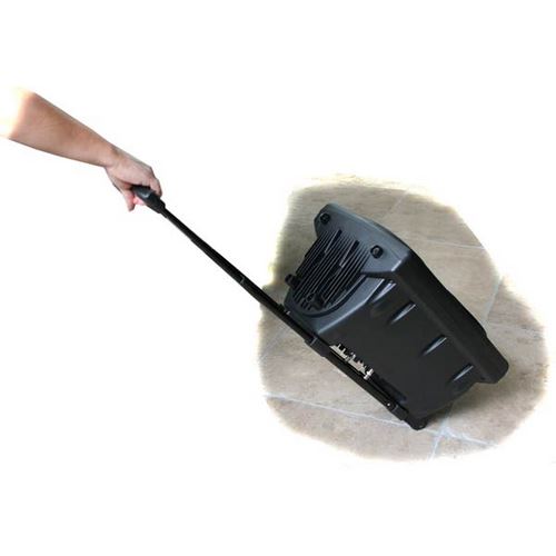 2x15" Inch 1800w Bluetooth Portable Active Speaker Set Sound System + 2 Microphones + Stands