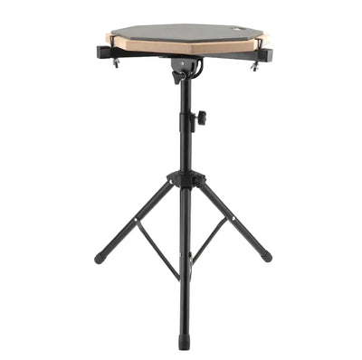 12" Mute Drum Practice Pad Black Stand optionl Drum Stool and Sticks