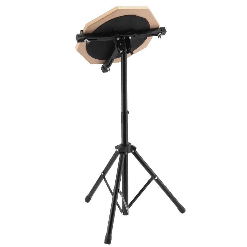 12" Mute Drum Practice Pad Black Stand optionl Drum Stool and Sticks
