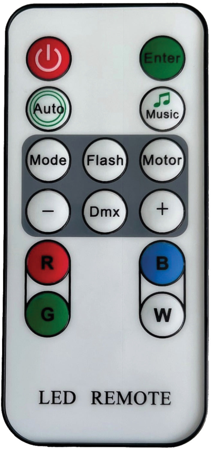 CR Lite High Power 18 Cool White LED Light Slim Par Can DJ Wedding with Fade Strobe Auto Sound DMX Control