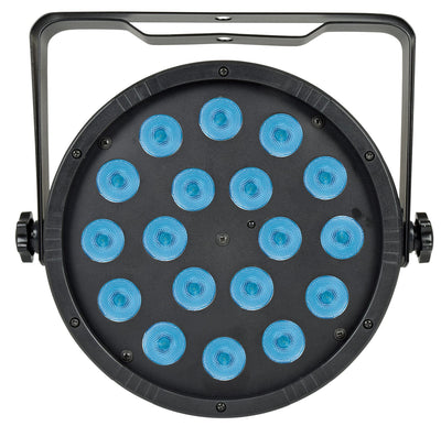 CR Lite High Power LED Light RGB 18 3-in-1 Tri Color Slim Par Can DJ Wedding with Fade Strobe Auto Sound DMX Control