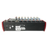 SE-8MM Live Audio Mixer 8 Channel Mixer incl. USB Bluetooth Soundcard Phantom Power with Condenser Mic