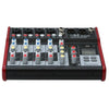 E-Lektron SE-6 Live Audio Mixer 6 Channel Mixer incl. USB Bluetooth Soundcard Phantom Power