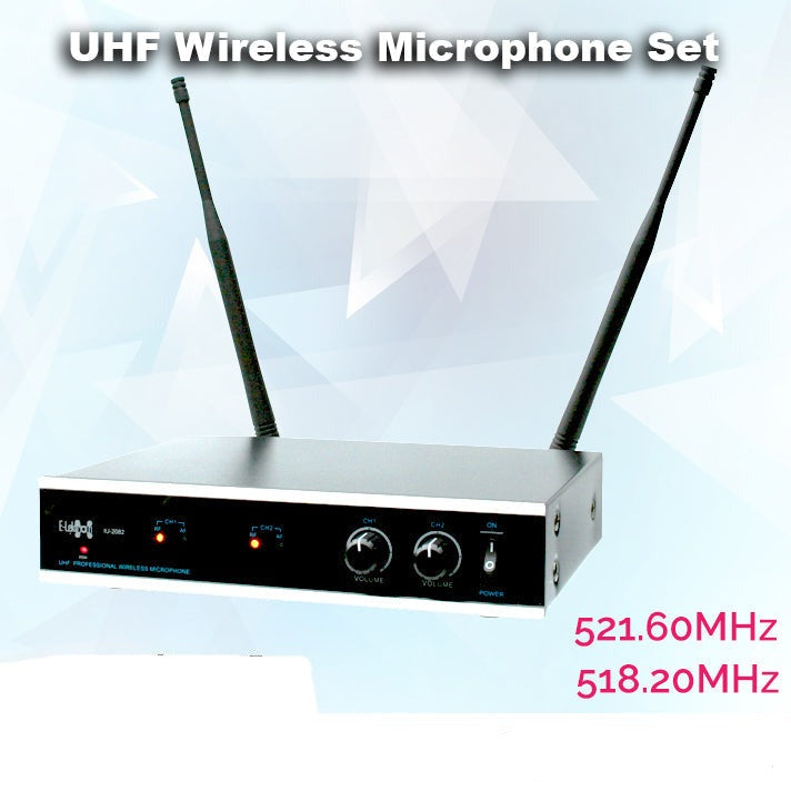 IU-2082HS digital UHF 2 x Headset wireless microphone system Set