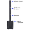 500w 10" inch Active Bluetooth PA Amplifier Subwoofer Speaker &amp; Array Column