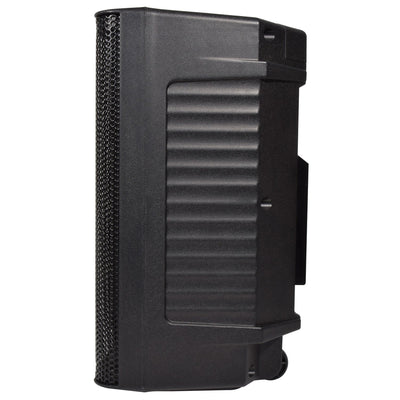QTX Quest-10SM 10" Active PA Speaker Pair & Dual UHF Microphone Set | 1200W