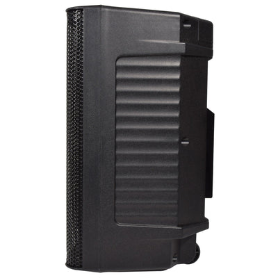 QTX Quest-QUS12 2X12" inch Karaoke Set 1560W Powered Bluetooth TWS Speakers 2 UHF Microphones Stands