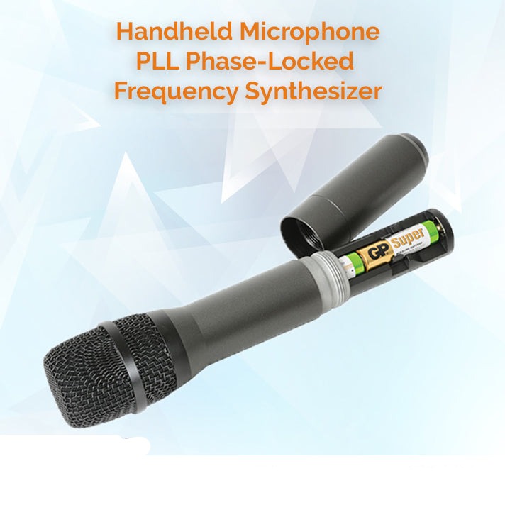 IU-2080HH Dynamic UHF Digital 100 Channels Tunable Wireless Microphone System 2xHandheld