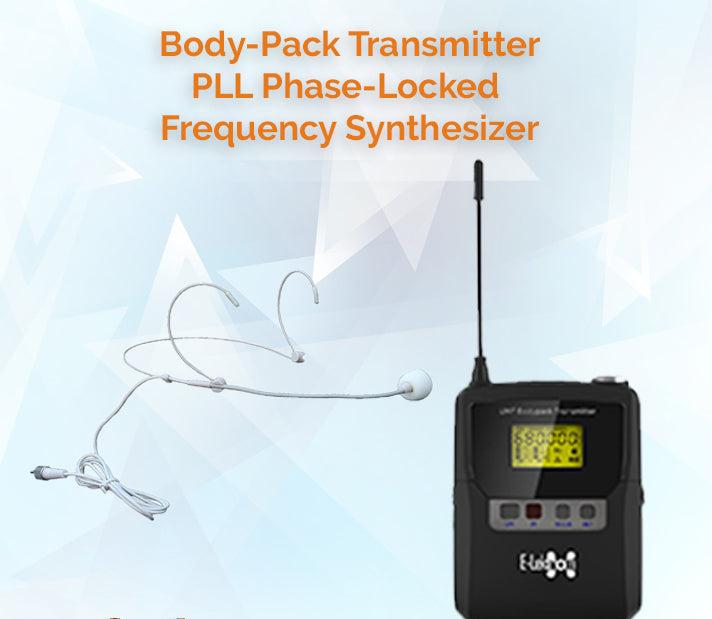 Iu-2080hs Dynamic Uhf Digital 100 Channels Tunable Wireless Microphone System 2xhandset