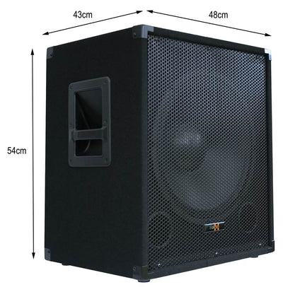 QTX Penta Q125 2040W Bluetooth Vocal Sound System with Linkable UHF Microphones, Stands