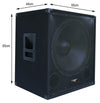 2800w Pro Audio Set with 2x12" Inch Active Speakers + 2x15" Subwoofer and Stand for Event DJ Party Disco Night