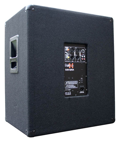 2x 15" inch Active Power PA 1200W Subwoofer for DJ Party Club