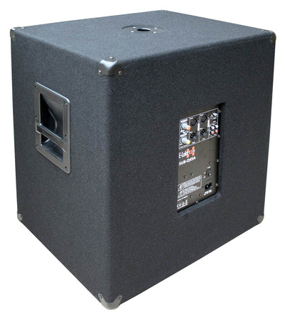 QTX Quad 885 3760W Active 2.2 PA System Bundle|18" Subwoofers + 15" PA Speakers & Poles
