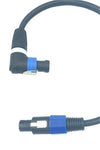 Speakon to Speakon Right Angle or 1/4" or  XLR Female Male Speaker Cable Lead Thick Australian Made 2.5mm 13AWG