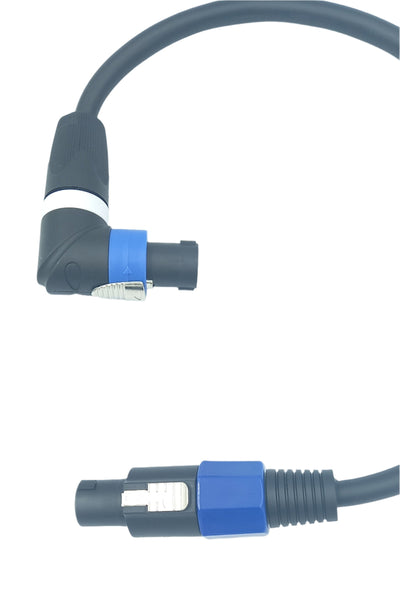Speakon to Speakon Right Angle or 1/4" or  XLR Female Male Speaker Cable Lead Thick Australian Made 2.5mm 13AWG