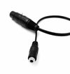 XLR Female or Male to 3.5mm Stereo Female Socket Adapter Australian Made Custom Cable