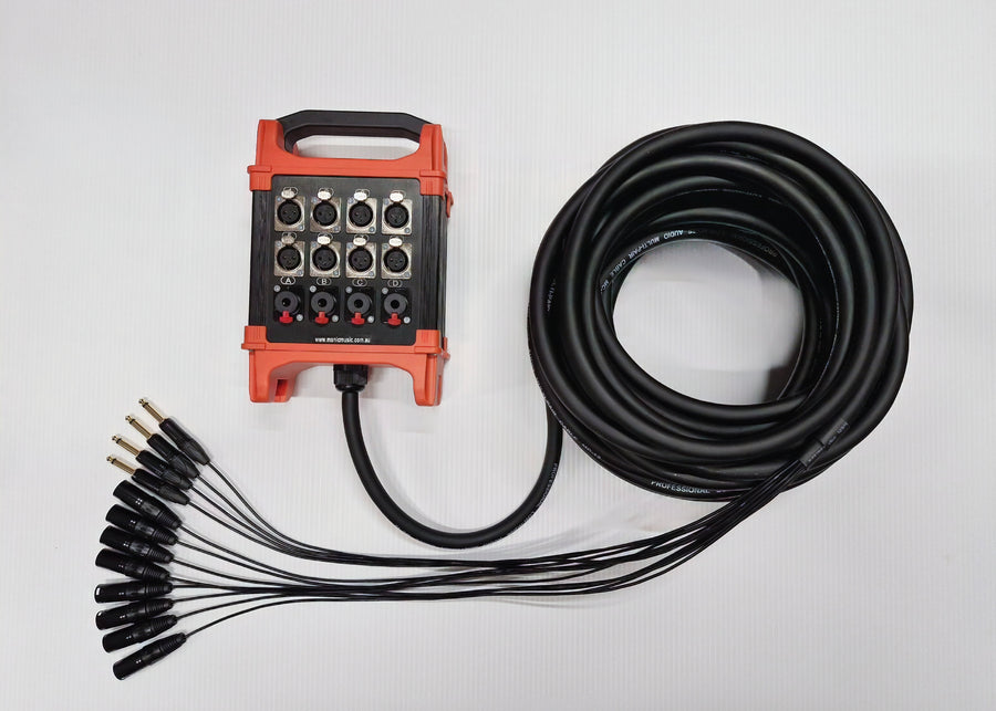 Multicore stage nox snake cable