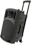 Karaoke System with 12" Bluetooth Speaker 700w + 2x Wireless Mics + Disco Laser Light