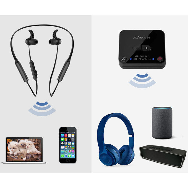 HT41866 - DUAL WIRELESS NECKBAND EARBUDS - AVANTREE