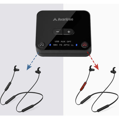 HT41866 - DUAL WIRELESS NECKBAND EARBUDS - AVANTREE