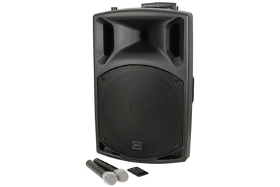 E-Lektron Sonic Boost Plus SAP 885 Bluetooth Vocal Bass Sound PA System 2 X UHF Mics