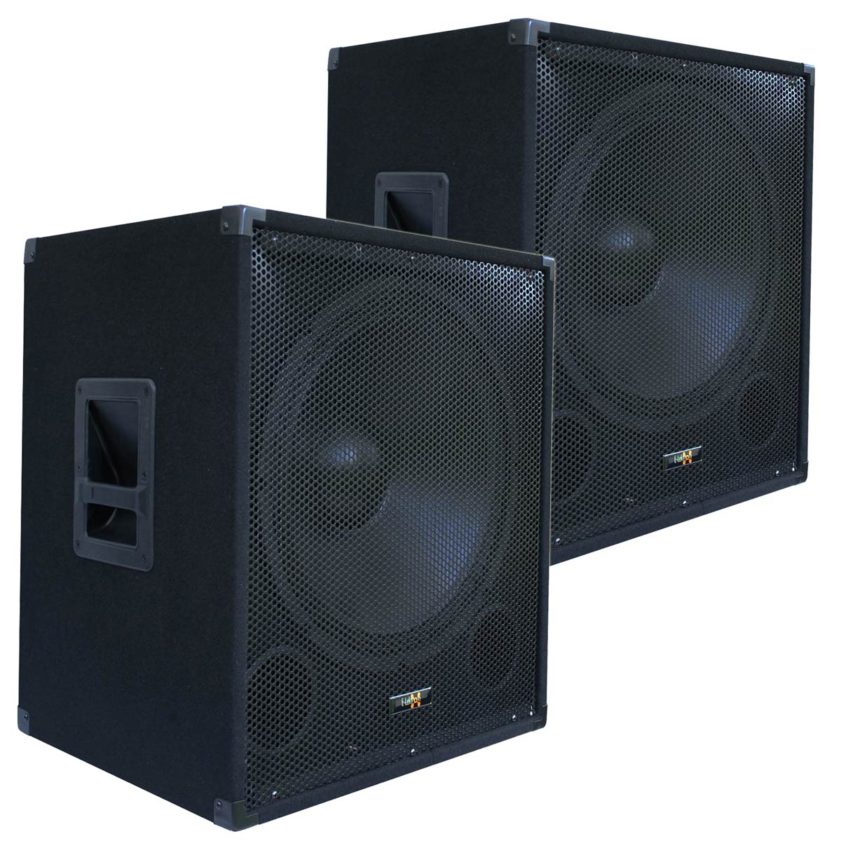 E-Lektron Sub-Q45a 2x18“ Inch Active PA 1000w Subwoofer Pair for Dj Party Club