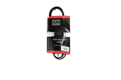 2J2RCA1.5EL- 1.5m 2x Jack Male to 2x RCA Male Signal Lead - Red and Black Ring