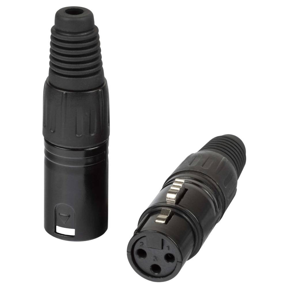 5 Pair 3-Pin Male Female XLR Audio Cable Connector Plug Jack Microphone Adapter