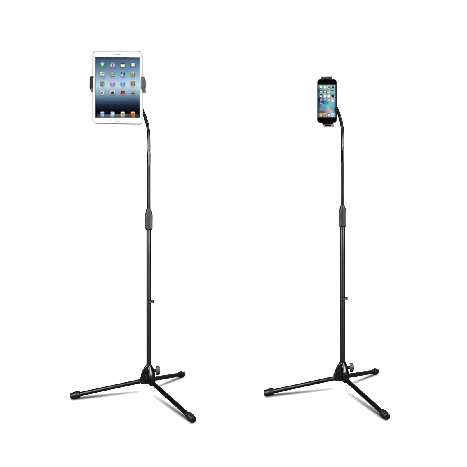 3 in 1 Floor Tripod iPad Tablet Phone Microphone Stand - 2 Model Options