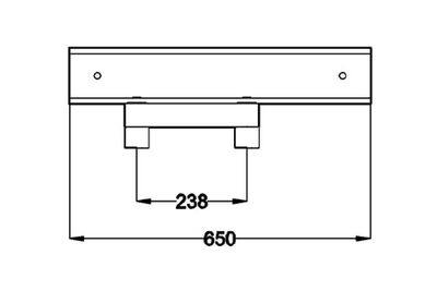 Event Lighting 3BTSL - 290mm Box Truss Sleeve Block Top Section - Line array