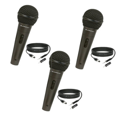 Dynamic Microphone Mic + Free Cable + Adapter Karaoke Recording Studio DJ
