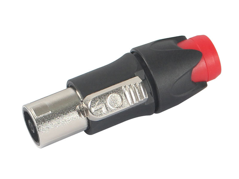 Metal Insert Speakon Jack  Speaker Cable 2 or 4 Pole Orange or Blue