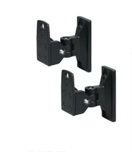 Monitor Speaker Security Camera wall bracket mount White Black Pivot Tilt