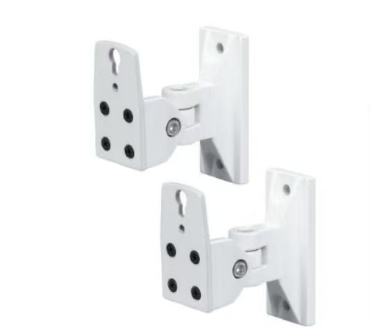 Monitor Speaker Security Camera wall bracket mount White Black Pivot Tilt