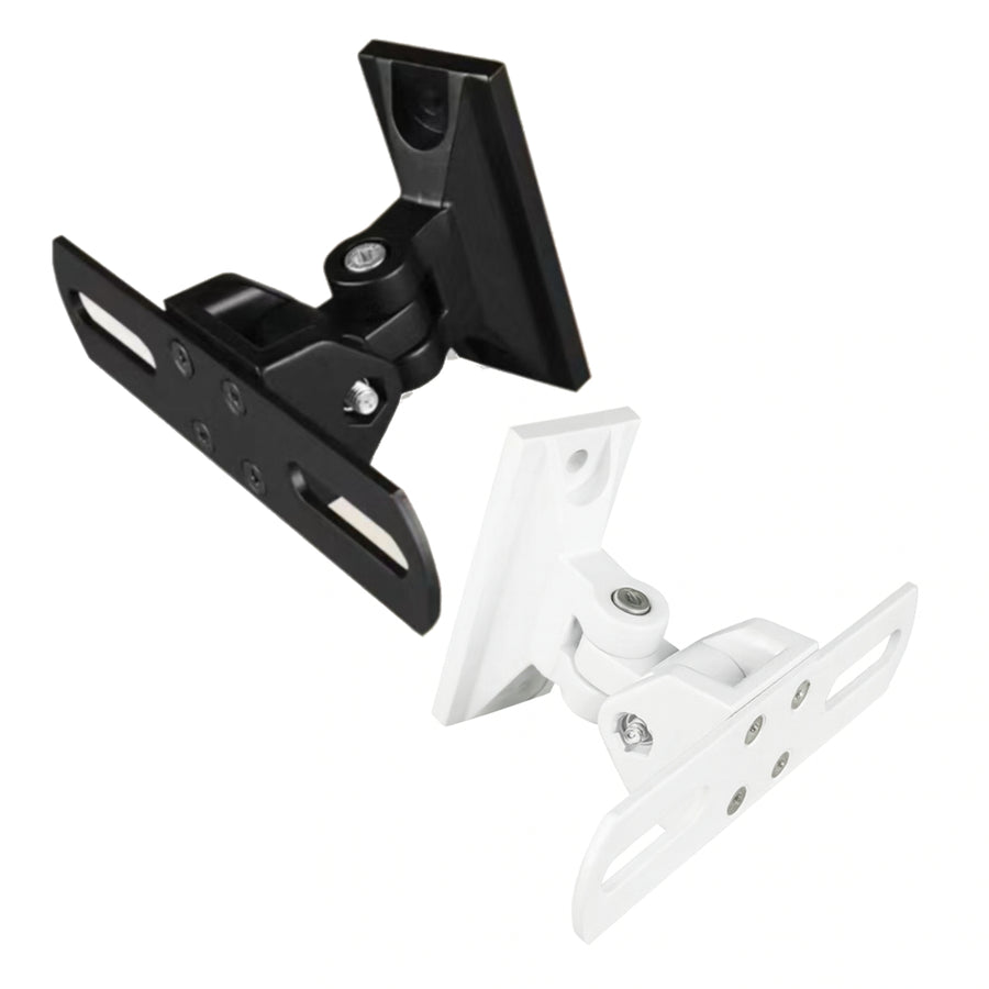 Monitor Speaker wall bracket mount Pivot Tilt White Black