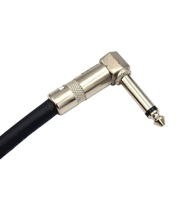 Speakon Right Angle Jack to 1/4" TS Mono Right Angle Jack Australian Made