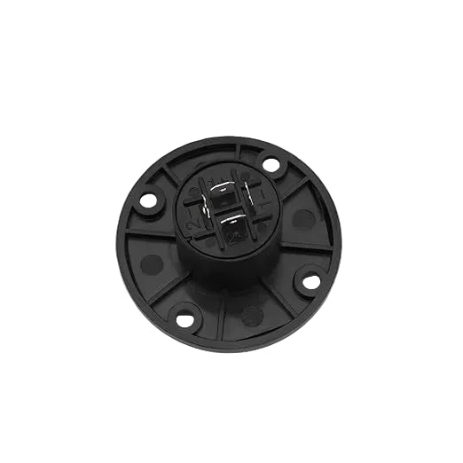 2x 4-Pole or 2x 8-pole Female Panel Chassis Mount Round Pro Speakon Connector Head Socket