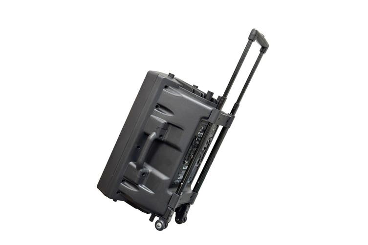 500W 10" inch Bluetooth Wireless linkable Portable Compact PA Speaker Sound System Recording incl. 1 Mic