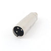 XLR Male to RCA Female Adapter Connector 3 Pin XLR Audio Cable Converter & Lock