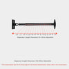 LCD TV Speaker Projector Ceiling Mast Mount  Pivot Tilt Extendable Bracket 50Kg