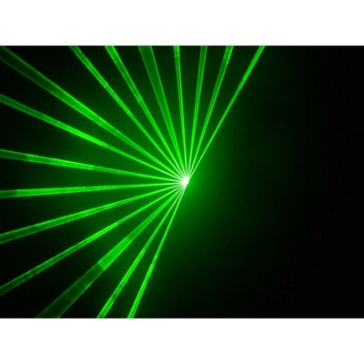 CR Compact Green 100mw Laser Disco Light Party Set 400w Smoke Machine + 1L Liquid