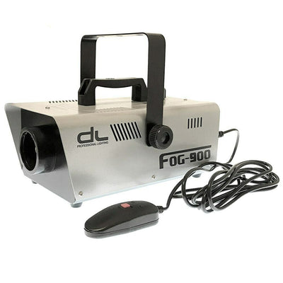 900w Fog Smoke Machine Package with Wired and Wireless Remote Control + 2L Liquid